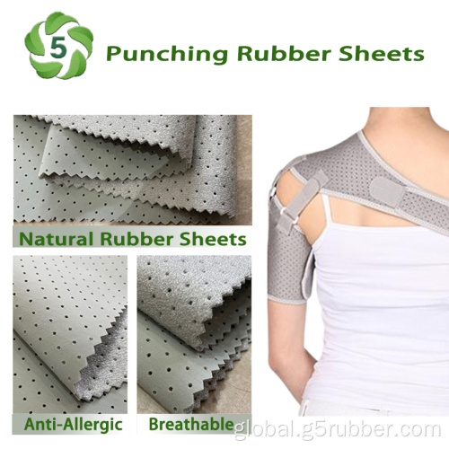 Perforated Punching Natural Rubber Neoprene Sheet